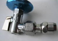 Кран шаровый угловой мини G 1/2"х 10 1.02.0025666 КПЭМ